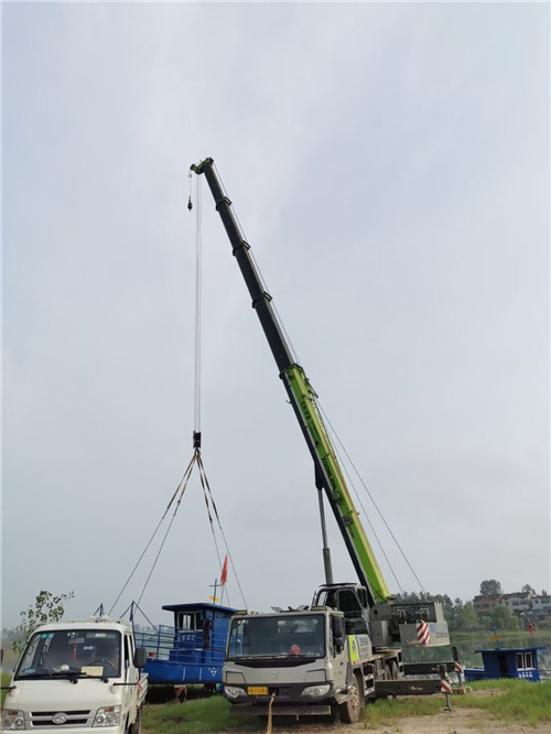 福清市桥梁建设吊装案例